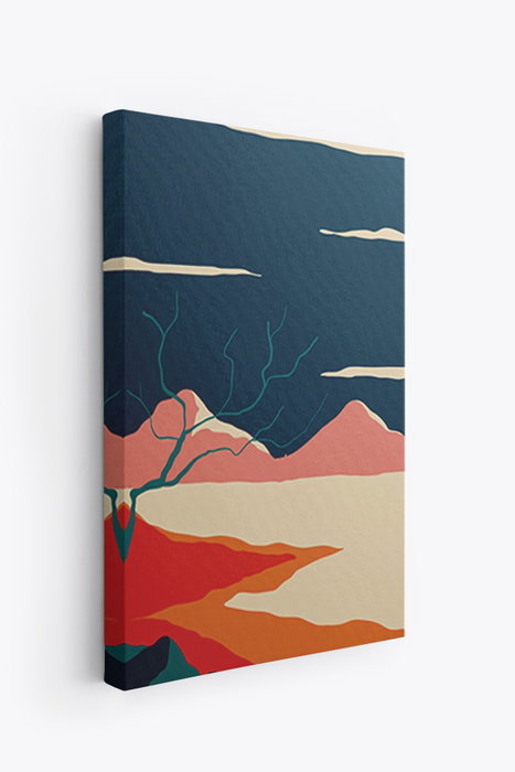 Wallity Ersycnvs20 Set de 3 Pinturas Decorativas en Lienzo 40 x 60 cm